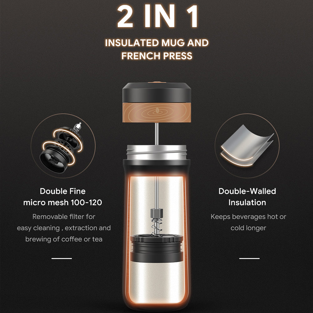 Thermal Travel French Press